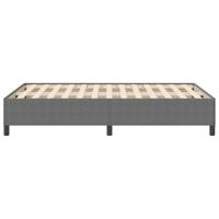 Bedframe Lichtgrijs 140 x 190 cm Katoenen stof - thumbnail