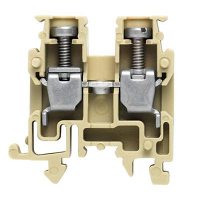 Weidmüller 0175960000 Doorgangsserieklem Schroeven Beige, Geel 100 stuk(s)