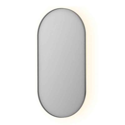 Spiegel Ink SP20 Ovaal In Stalen Kader 60 x 4 x 120 cm Geborsteld RVS Ink