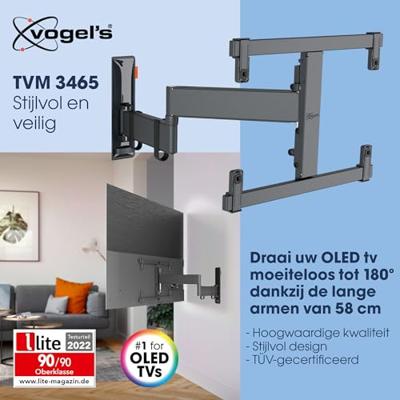 Vogels TVM 3465 Draaibare OLED tv-beugel TV beugel Zwart - thumbnail