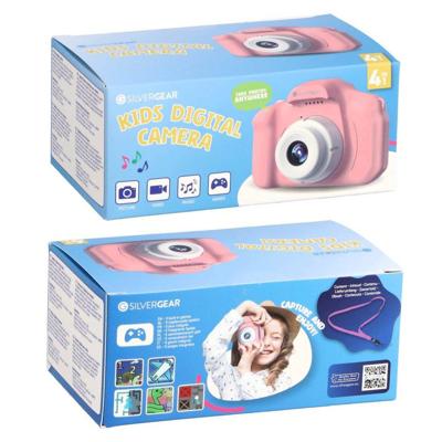 Silvergear Full HD Kindercamera Roze/Blauw Silvergear Full HD Kindercamera Roze/Blauw