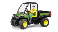 Bruder John Deere Gator 855D met chauffeur - thumbnail