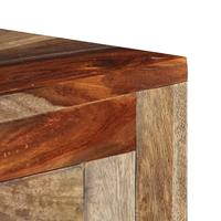 Wandtafel met 3 lades 120x30x75 cm massief sheeshamhout - thumbnail