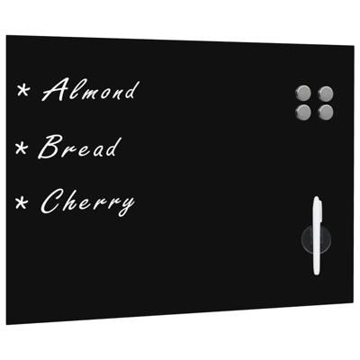 VidaXL Schoolbord voor aan de wand magnetisch 80x60 cm glas VidaXL Schoolbord voor aan de wand magnetisch 80x60 cm glas