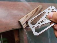 Wallet Card 34 in 1 - Multitool Gadget met 34 functies - Credit Card Formaat Multi tool - Survival Gadget - thumbnail