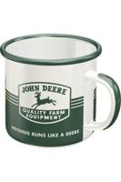 John Deere farm emaille mok - thumbnail