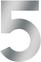 Metafranc huisnummer 5 a2 120mm - wu0424047 - thumbnail