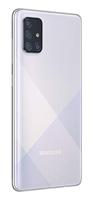 Samsung Galaxy A71 (16,95 cm (6,7 inch) 128 GB intern geheugen, 6 GB RAM, Dual SIM, Android, Duitse versie, Prism Crush Zilver - thumbnail