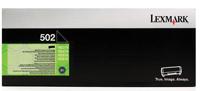 Lexmark Toner 502 Origineel Zwart 1500 bladzijden 50F2000 - thumbnail