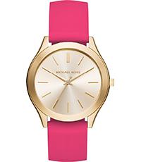 Horlogeband Michael Kors MK2510 Silicoon Roze 20mm Horlogeband Michael Kors MK2510 Silicoon Roze 20mm