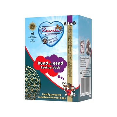 Renske vers bereid rund met eend natvoer hond (tetra) 12 x 185 g Renske vers bereid rund met eend natvoer hond (tetra) 12 x 185 g