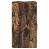 Dressoir met lade Gerookt eiken 40 x 40,5 x 75 cm Bewerkt hout - thumbnail