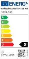 Konstsmide 3778-800 Lichtnet Buiten Energielabel: G (A - G) werkt op het lichtnet Aantal lampen 32 LED Barnsteen Verlichte lengte: 1 m - thumbnail
