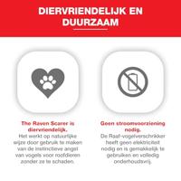 Swissinno raven Nep-raaf tegen duiven Functies: Afschrikking 1 stuk(s) - thumbnail
