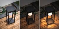 Paulmann 94572 Marisol Wandlamp op zonne-energie Energielabel: A (A - G) 5.5 W Warmwit Zwart - thumbnail