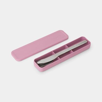 Brabantia Make & Take Bestekset 3-delig Lilac pink Brabantia Make & Take Bestekset 3-delig Lilac pink