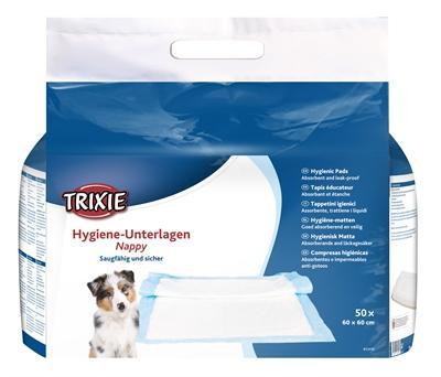 TRIXIE NAPPY PUPPY PADS 60X60 CM 50 ST TRIXIE NAPPY PUPPY PADS 60X60 CM 50 ST