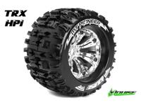 Louise MT-PIONEER Medium banden op chrome velgen voor 1/8 MT - 0 offset - thumbnail