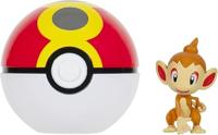 Pokemon Figure - Chimchar + Repeat Ball (Clip 'n' Go) - thumbnail