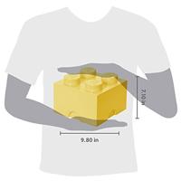 Room Copenhagen LEGO Storage Brick 4 Pastelgeel opbergdoos - thumbnail