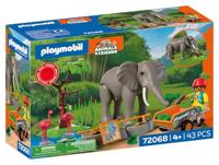 PLAYMOBIL Animal & Friends olifant met dierenverzorger 72068 - thumbnail