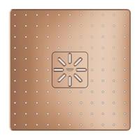 Grohe Regendoucheset Rainshower SmartActive Cube 31 cm met Wandarm Warm Sunset Geborsteld - thumbnail