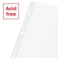 Esselte premium geperforeerde showtas, 100 % gerecycleerd, ft A4, 100 micron, doos van 50 stuks - thumbnail