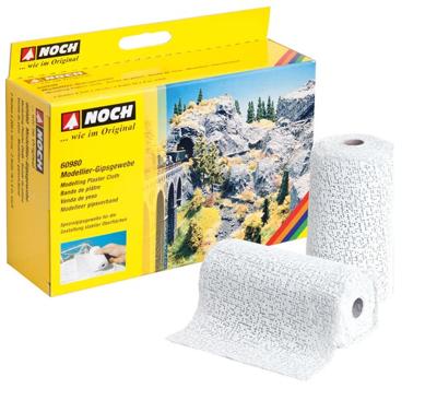NOCH 60980 Gipsverband Aluminium-grijs 2 stuk(s)