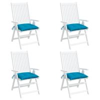 VidaXL Palletkussens 4 st 50x50x7 cm oxford stof lichtblauw - thumbnail