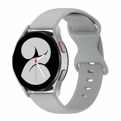 By Qubix - Compatible met Garmin Venu/Sq / Sq2 / 2 plus - Solid color sportband - Grijs - Compatible Garmin bandje - Bandbreedte: 20mm
