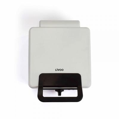Wafelijzer met regelbare thermostaat - LIVOO - DOP206 - 1200W - 2 wafels - Antiaanbaklaag - Oppervlakte 14,5 x 17,5 cm - Indicatielampjes