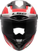 LS2 integraalhelm "ff805 thunder carbon gp diamond helmet ff805 thunder gp diamond white/red gr. - thumbnail