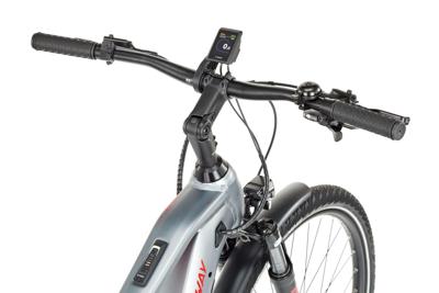 CONWAY elektrische trekkingfiets "cairon t 2.0 625 se" (#1) ebike conw. ciaron t 2.0 625 se 28/60 9sp sil./red CONWAY elektrische trekkingfiets "cairon t 2.0 625 se" (#1) ebike conw. ciaron t 2.0 625 se 28/60 9sp sil./red