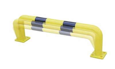 VISO TPX 1235 NJ Stootbeschermingsbeugel Zwart, Geel (Ø x h) 80 mm x 350 mm