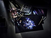 Van Gogh Zwart Blok met Aquarelverfpapier 12 vellen 360 Gram (A4) - thumbnail