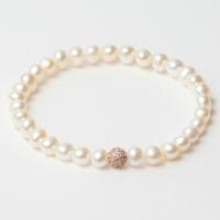 Lancaster JLA-BR-SB-2-WH 16 mm Dames armband - thumbnail