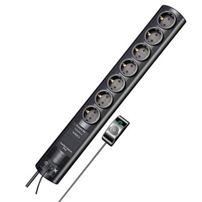 Brennenstuhl Primera-Tec Comfort Switch Plus 19.500A stekkerdoos met overspanningsbeveiliging 7-voudig zwart 2m H05VV-F 3G1,5 2 permanent, 5 - thumbnail