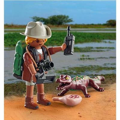 Playmobil 71168 Special Plus Onderzoeker met Kaaiman