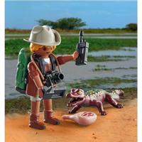 Playmobil 71168 Special Plus Onderzoeker met Kaaiman - thumbnail