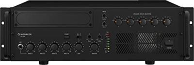 Monacor PA-5240 PA-versterker 240 W 5-kanaals 5 zones