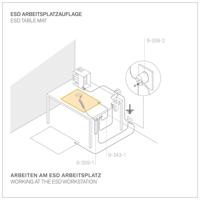 Bernstein Tools for Electronics 9-354-100 Bernstein Werkzeugfabrik Werkplaatsmat - thumbnail