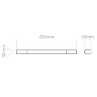Astro Lighting Palermo 600 LED Wandlamp - Chroom - thumbnail
