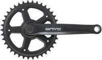 Amar Crankstel 38t zwart 170mm - thumbnail