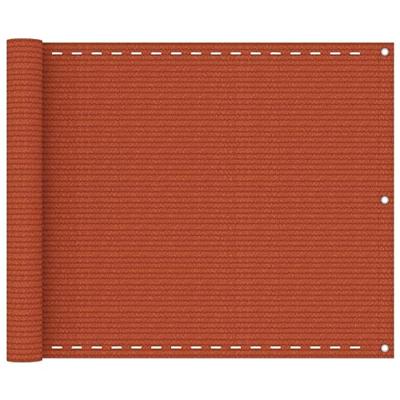 VidaXL Balkonscherm 75x300 cm hdpe oranje