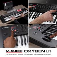 M-AUDIO Oxygen 61 (MKV) MIDI toetsenbord 61 toetsen USB Zwart - thumbnail