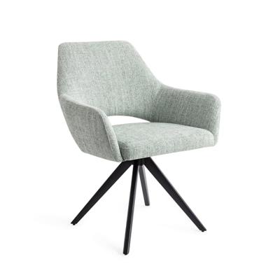 Jesper Home Yanai eetkamerstoel Soft Sage turn black