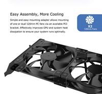 Akasa AK-MX304-12BK computerbehuizing onderdelen Rack Fan holder - thumbnail