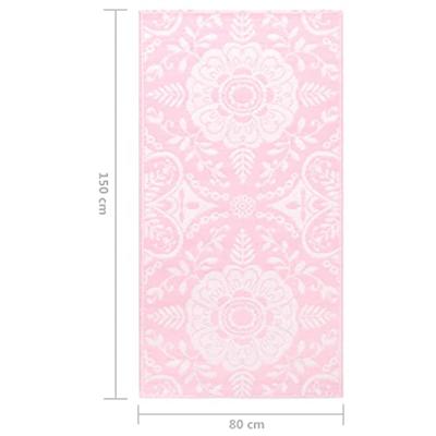 Buitenkleed ARAKIL 80x150 cm PP roze