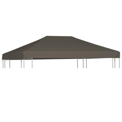 VidaXL Prieeldak 310 g/m² 3x4 m taupe