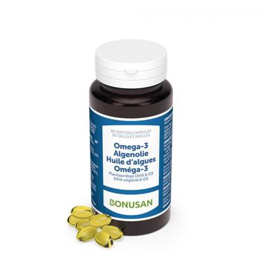 Bonusan Omega-3 Algenolie 60 Capsules